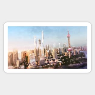 Shanghai - Original Artwork Sticker